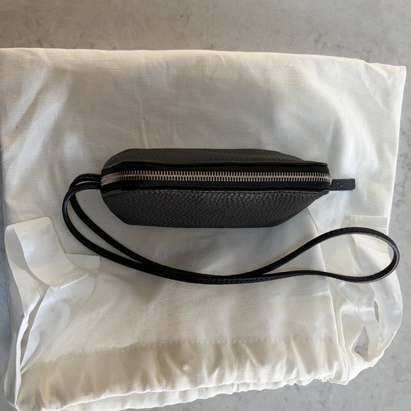 THE ROW Owen Leather Wristlet Pouch - Picture 4 of 5